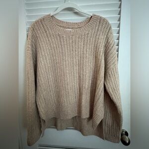 Nine West Embellished Sweater, Oat color - L